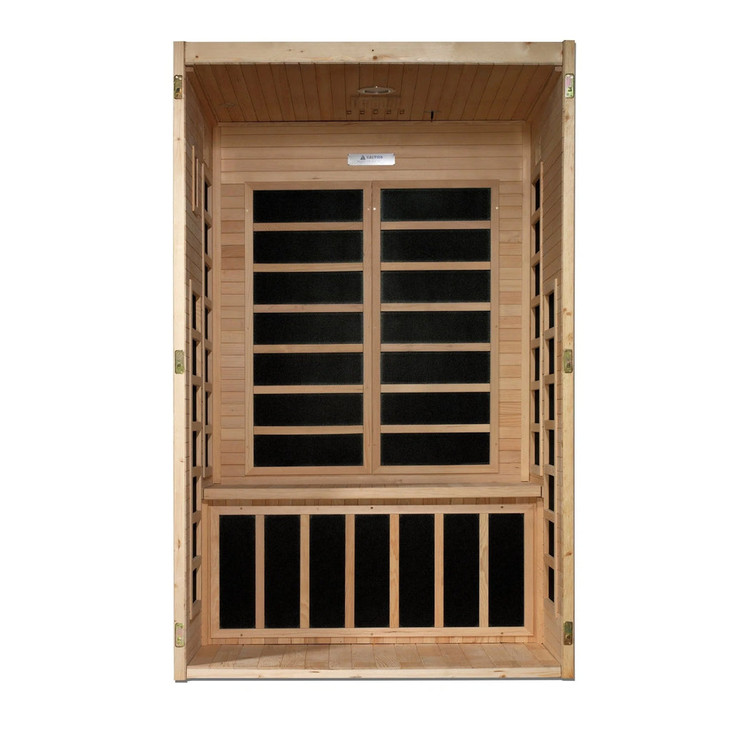 Dynamic Saunas Sauna Dynamic "Santiago" 2-person Low EMF FAR Infrared Sauna DYN-6209-01