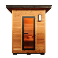 SunRay Seneca 3-Person Contemporary Outdoor Sauna With Harvia Heater