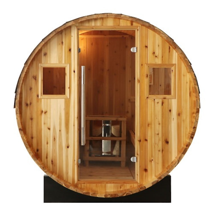 SunRay Aurora 4-Person Barrel Sauna