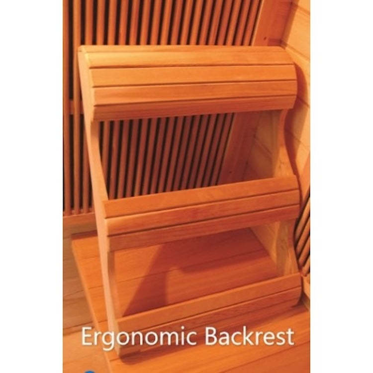 SunRay Aspen 3 Person Hemlock Infrared Sauna with Carbon Heaters