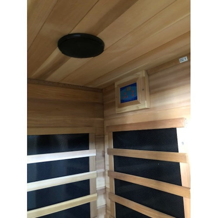 SunRay Savannah 3 Person Cedar Infrared Sauna with Carbon Heaters