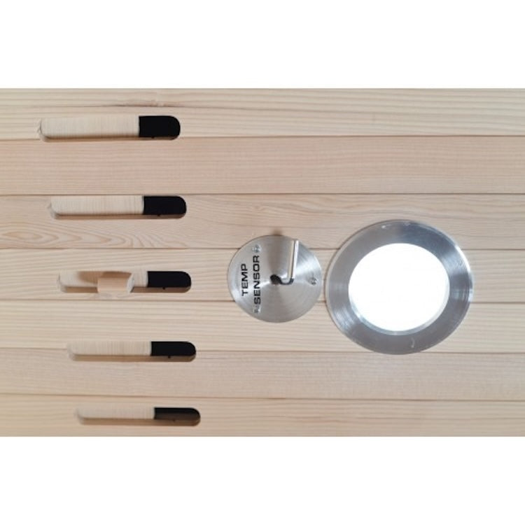 SunRay Sequoia 4 Person Cedar Infrared Sauna with Carbon Heaters