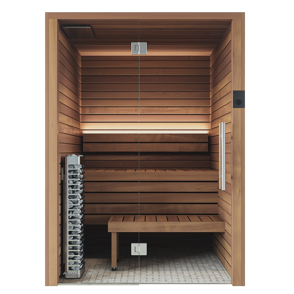 Auroom Sauna Auroom Cala Glass Cabin Sauna Kit