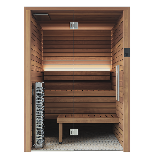 Auroom Sauna Auroom Cala Glass Cabin Sauna Kit