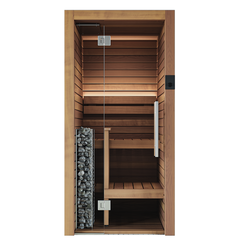 Auroom Sauna Auroom Cala Glass Mini Sauna Kit