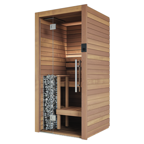 Auroom Sauna Auroom Cala Glass Mini Sauna Kit
