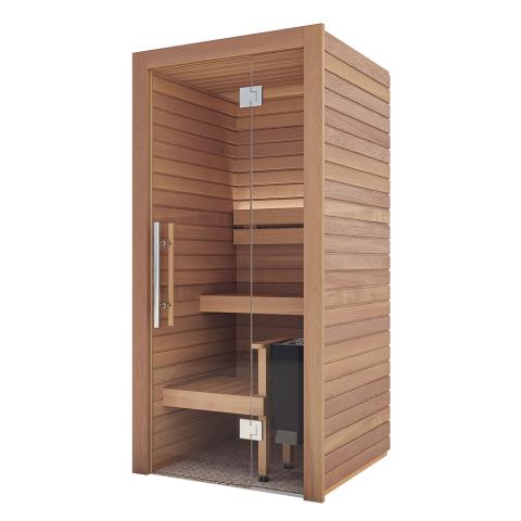 Auroom Sauna Auroom Cala Glass Mini Sauna Kit