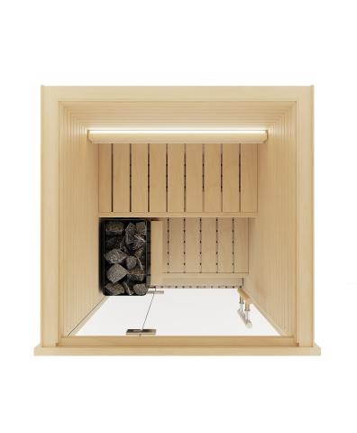 Auroom Sauna Auroom Cala Glass Mini Sauna Kit