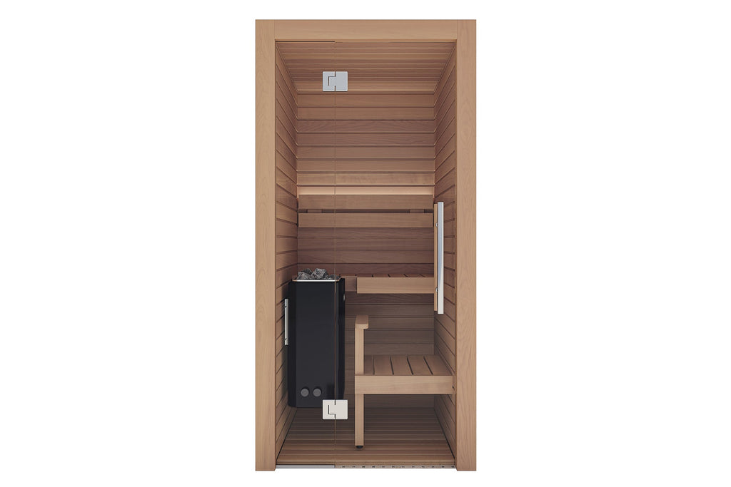Auroom Sauna Auroom Cala Glass Mini Sauna Kit
