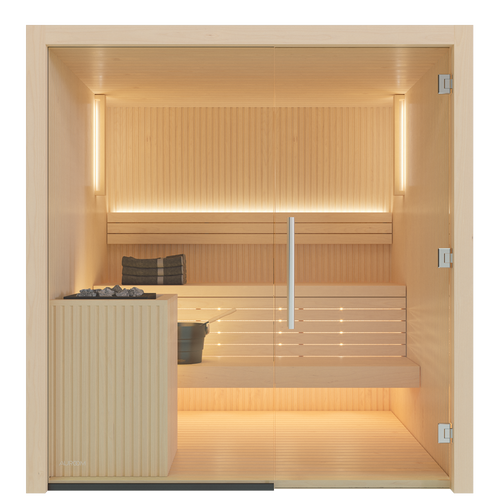 Auroom Sauna Auroom Libera Glass Cabin Sauna Kit