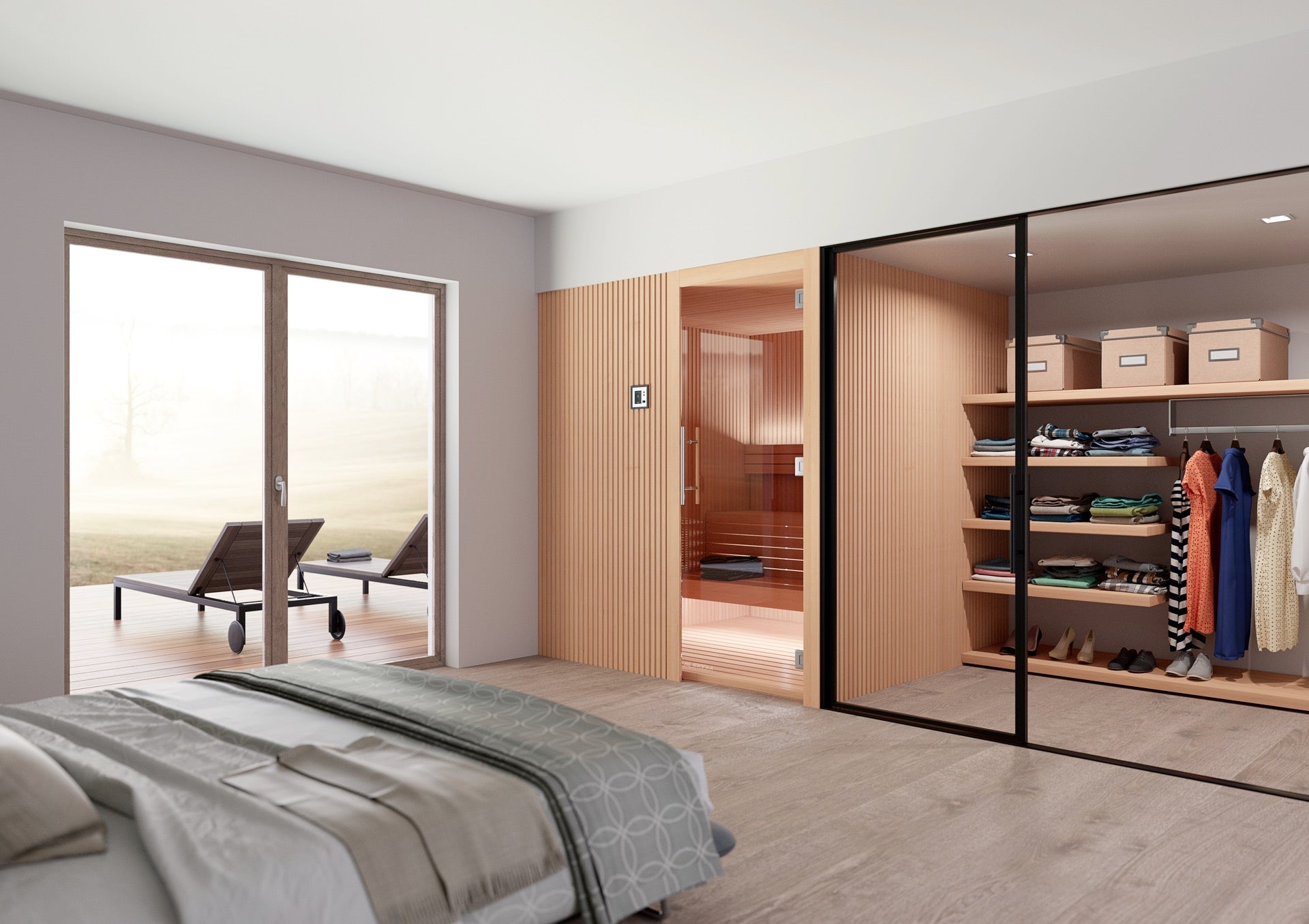 Auroom Sauna Auroom Libera Wood Cabin Sauna Kit