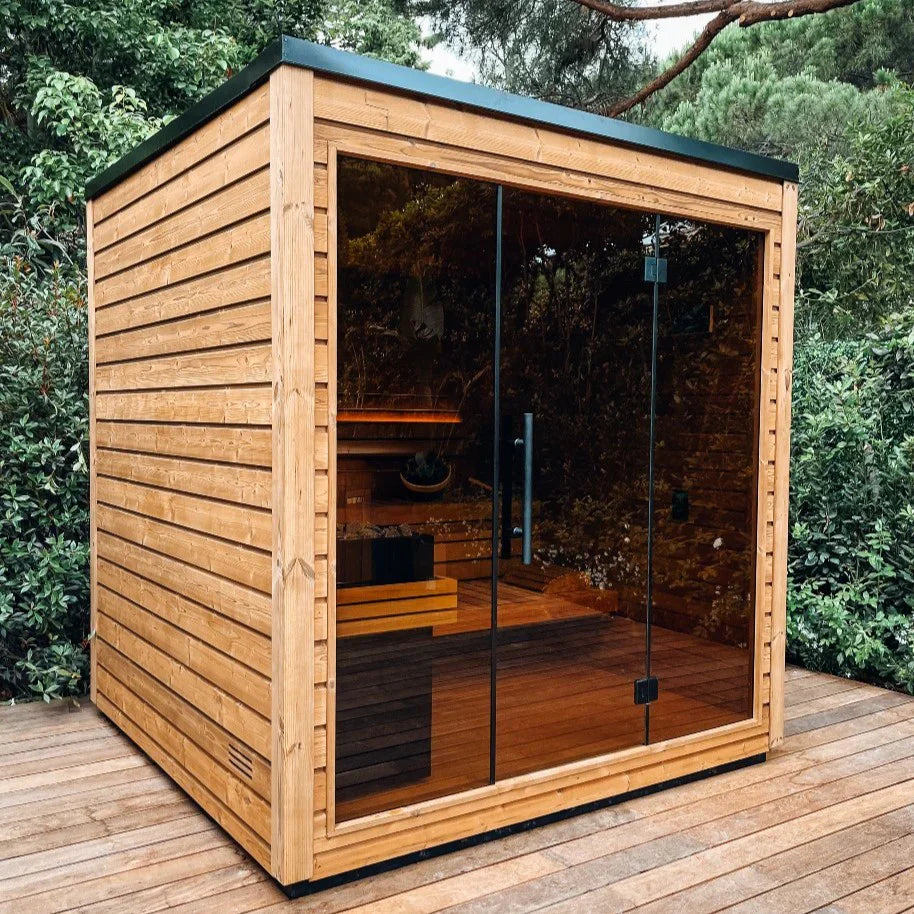 Auroom Sauna Auroom Mira L Outdoor Cabin Sauna Kit