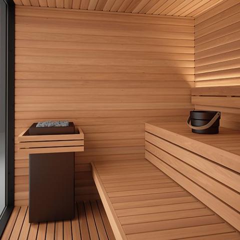 Auroom Sauna Auroom Mira L Outdoor Cabin Sauna Kit