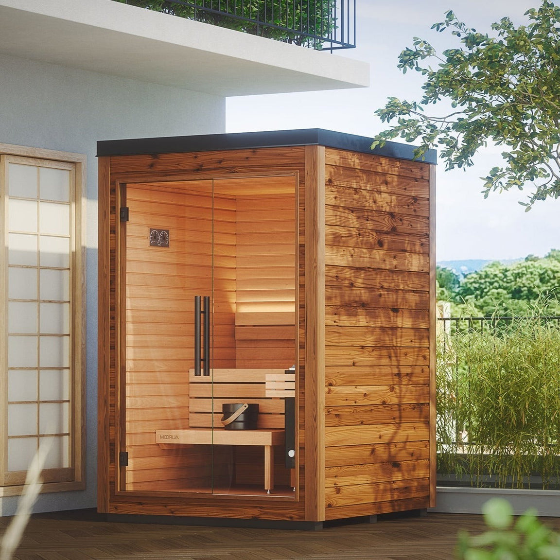 Auroom Sauna Auroom Mira S Outdoor Cabin Sauna Kit