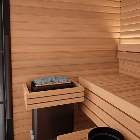 Auroom Sauna Auroom Mira S Outdoor Cabin Sauna Kit
