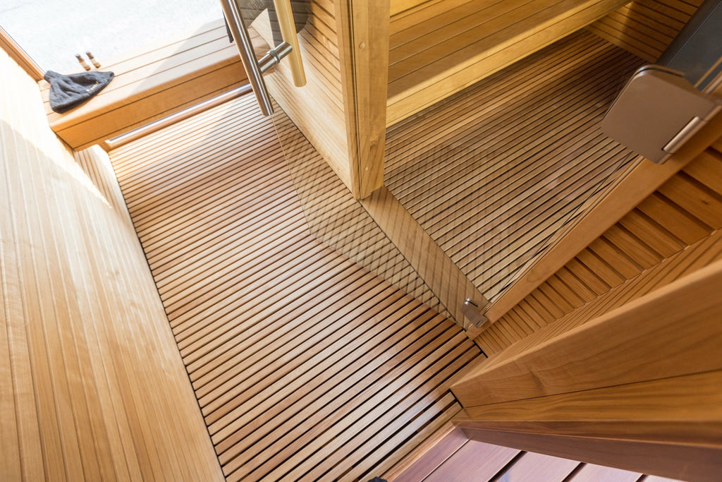 Auroom Sauna Auroom Natura Modern Outdoor Sauna with Changing Room
