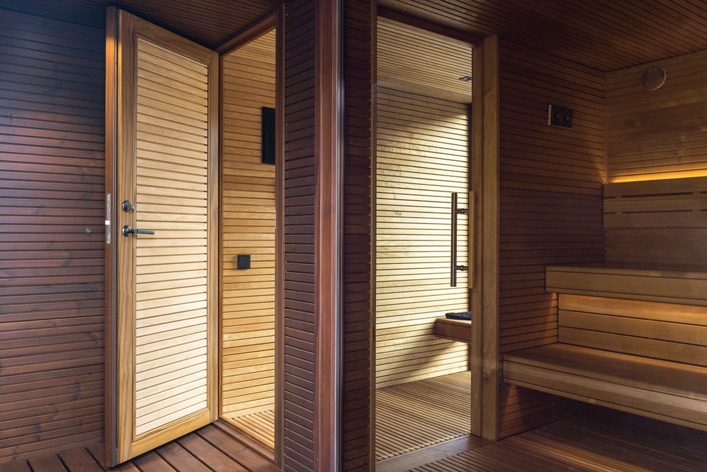 Auroom Sauna Auroom Natura Modern Outdoor Sauna with Changing Room