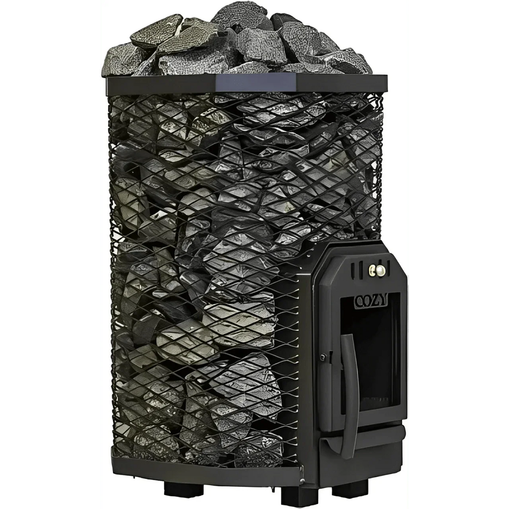 Cozy Heat Sauna Stove Cozy Heat O Thru-Wall Sauna Stove Wood Burning Sauna Stove