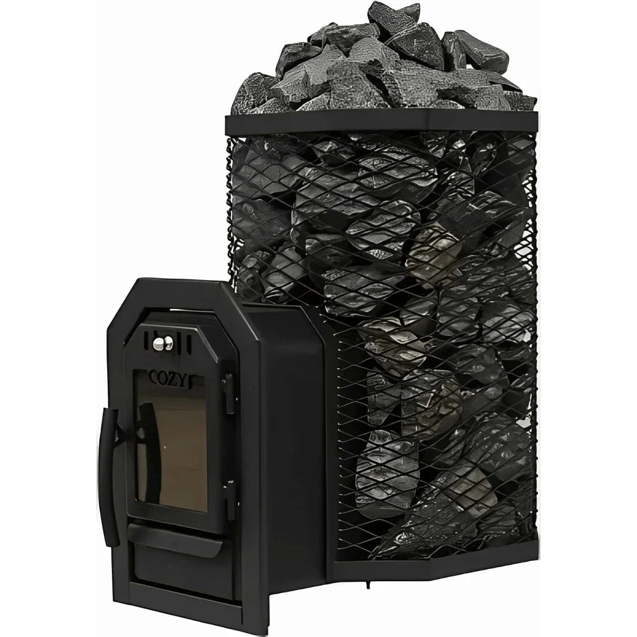 Cozy Heat Sauna Stove Cozy Heat O Thru-Wall Sauna Stove Wood Burning Sauna Stove