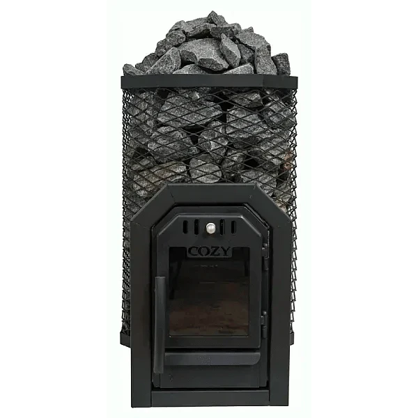 Cozy Heat Sauna Stove Cozy Heat Thru-Wall Sauna Heater Wood-Burning Sauna Stove