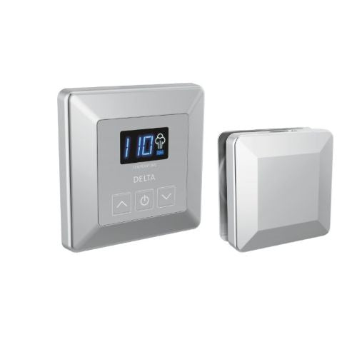 Delta Steam Shower Control Package Delta SimpleSteam Square Control Package SimpleSteam™ Control And Steam Head, Square
