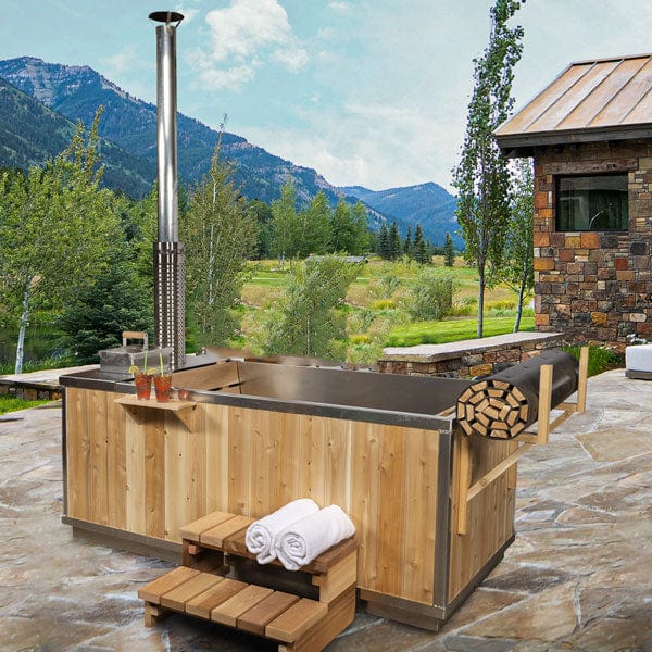 Dundalk LeisureCraft Hot tub Dundalk LeisureCraft The Starlight Wood Burning Hot Tub CT372W