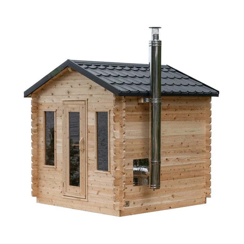 Dundalk LeisureCraft Sauna Dundalk CT Georgian 6 Person Outdoor Sauna CTC88W