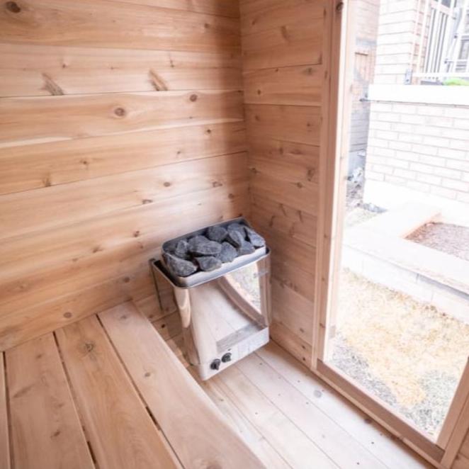Dundalk LeisureCraft Sauna Dundalk CT Granby 3 Person Outdoor Sauna CTC66W