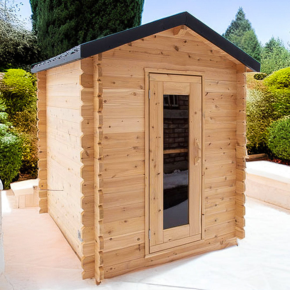 Dundalk LeisureCraft Sauna Dundalk CT Granby 3 Person Outdoor Sauna CTC66W