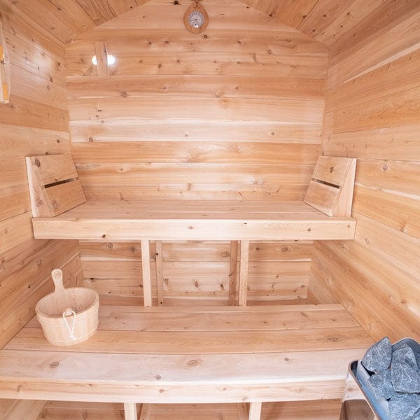 Dundalk LeisureCraft Sauna Dundalk CT Granby 3 Person Outdoor Sauna CTC66W