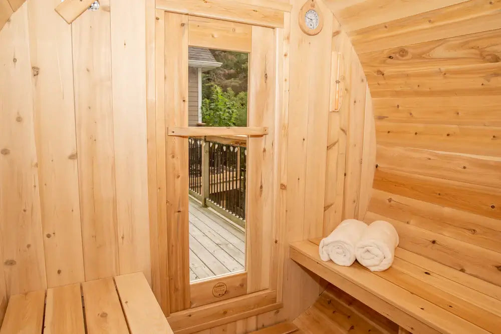 Dundalk LeisureCraft Sauna Dundalk CT Harmony 4 Person Barrel Sauna