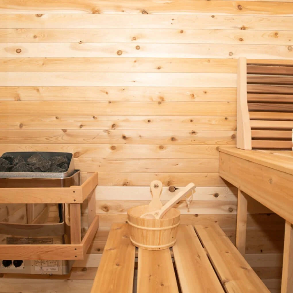 Dundalk LeisureCraft Sauna Dundalk CT Luna 4 Person Barrel Sauna