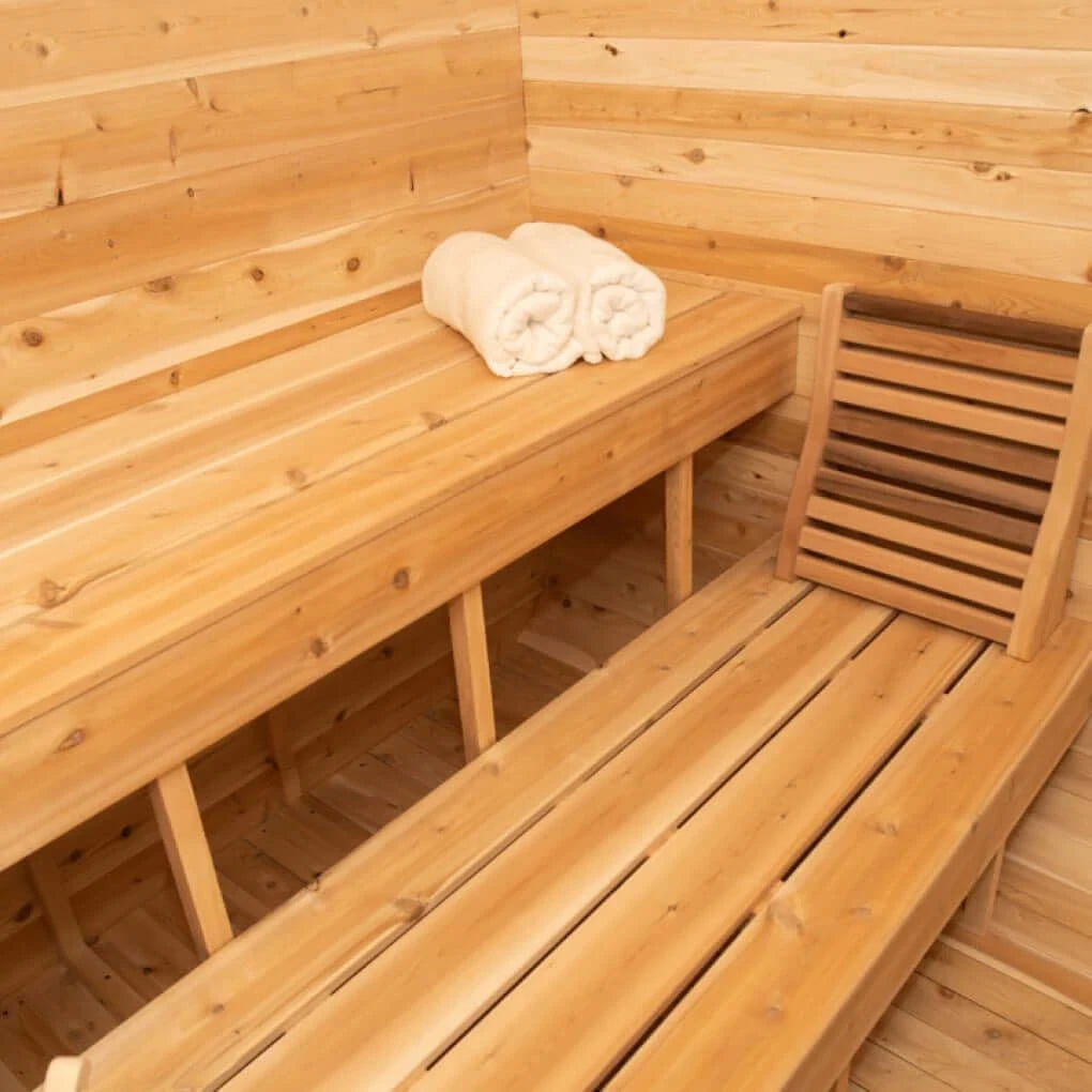 Dundalk LeisureCraft Sauna Dundalk CT Luna 4 Person Barrel Sauna