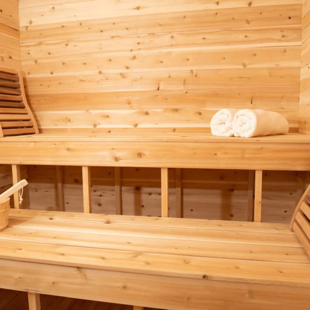 Dundalk LeisureCraft Sauna Dundalk CT Luna 4 Person Barrel Sauna