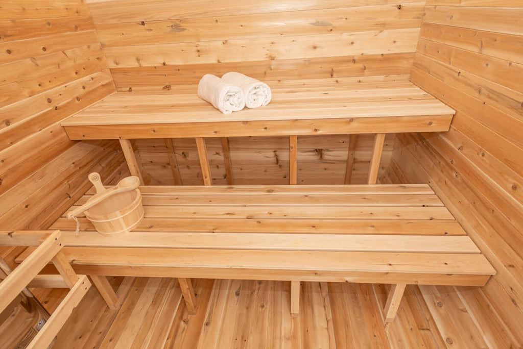 Dundalk LeisureCraft Sauna Dundalk CT Luna 4 Person Barrel Sauna