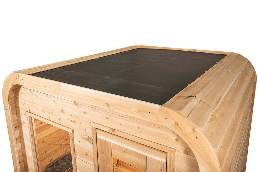 Dundalk LeisureCraft Sauna Dundalk CT Luna 4 Person Barrel Sauna