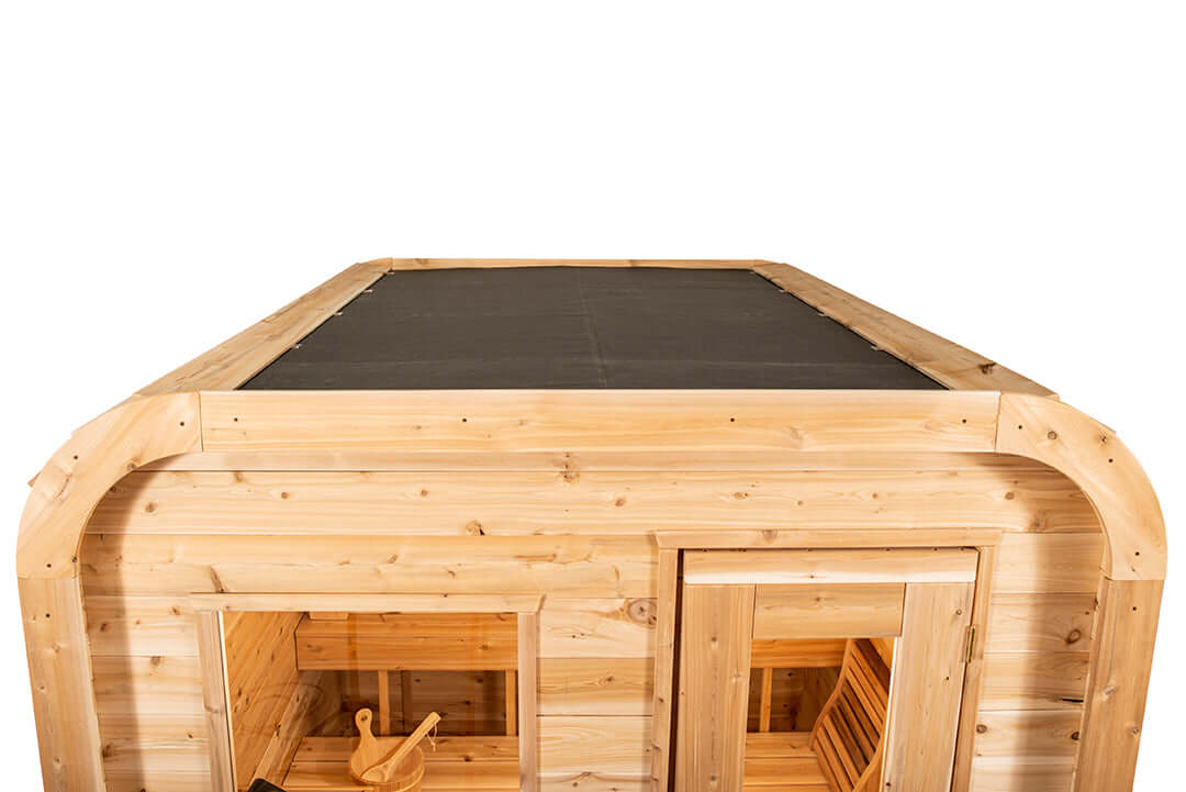 Dundalk LeisureCraft Sauna Dundalk CT Luna 4 Person Barrel Sauna