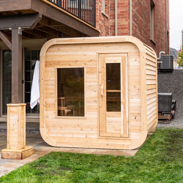 Dundalk LeisureCraft Sauna Dundalk CT Luna 4 Person Barrel Sauna