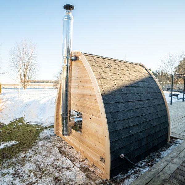 Dundalk LeisureCraft Sauna Dundalk CT Mini POD 4 Person Outdoor Sauna CTC77MW