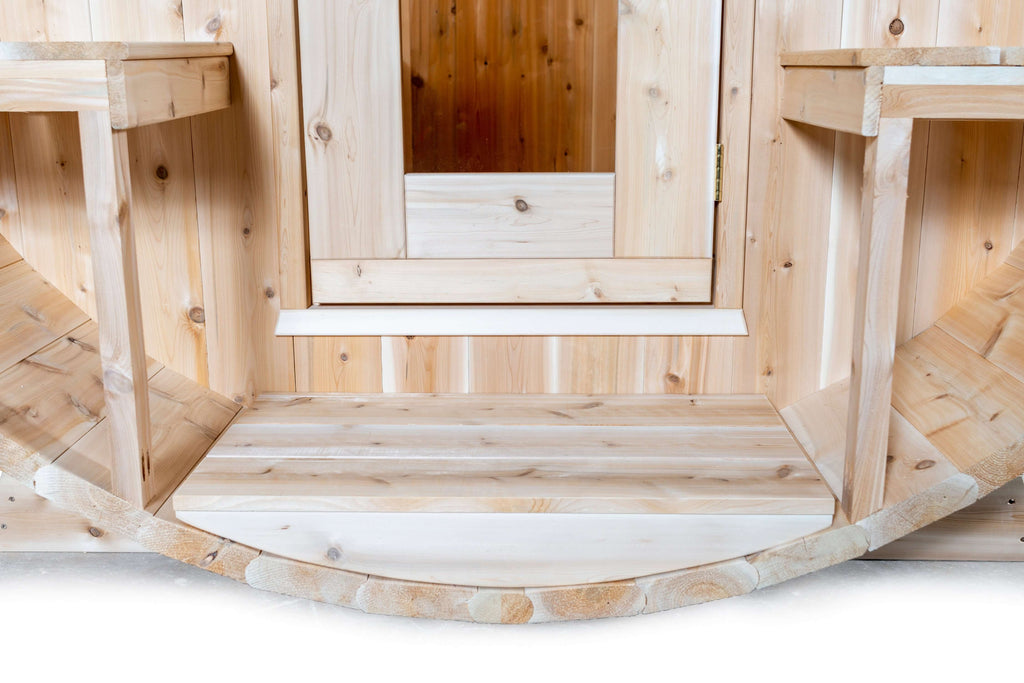 Dundalk LeisureCraft Sauna Dundalk CT Serenity 6 Person Barrel Sauna CTC2245W