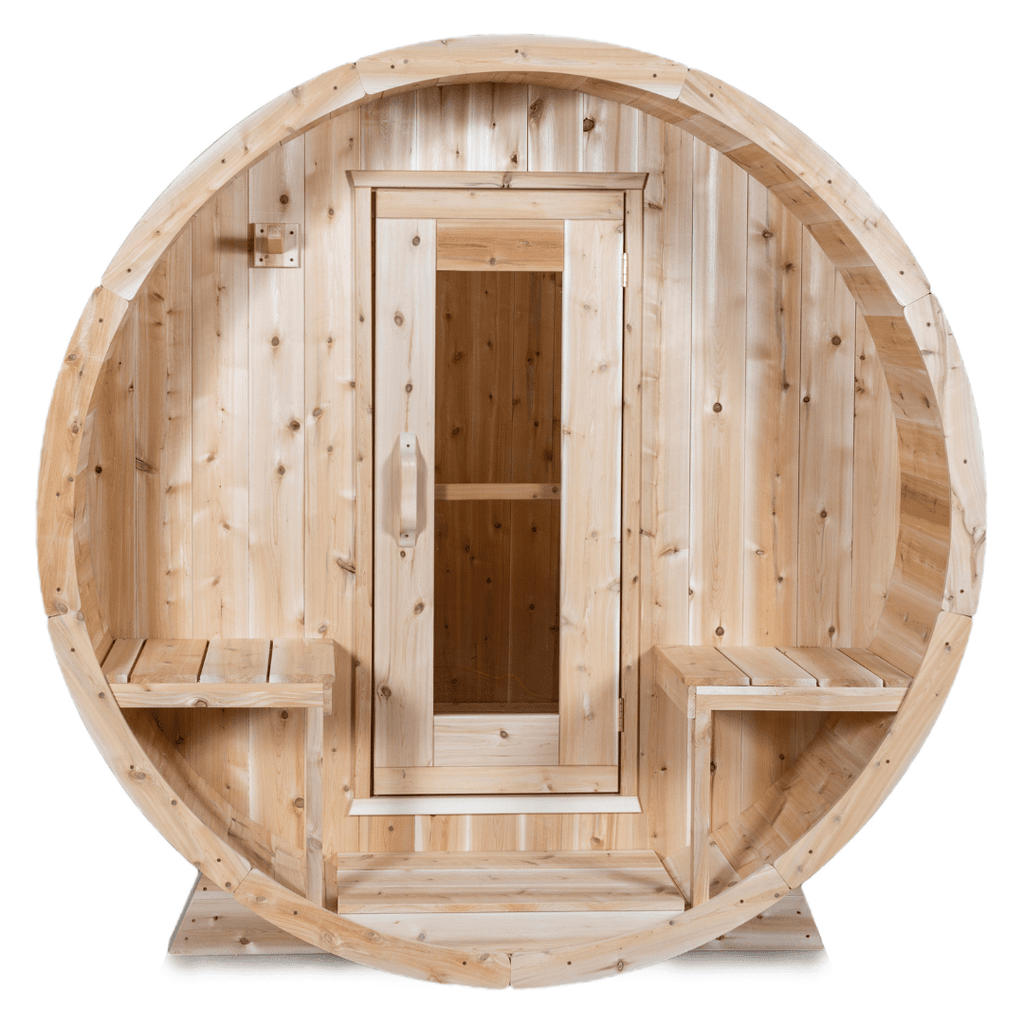 Dundalk LeisureCraft Sauna Dundalk CT Serenity 6 Person Barrel Sauna CTC2245W