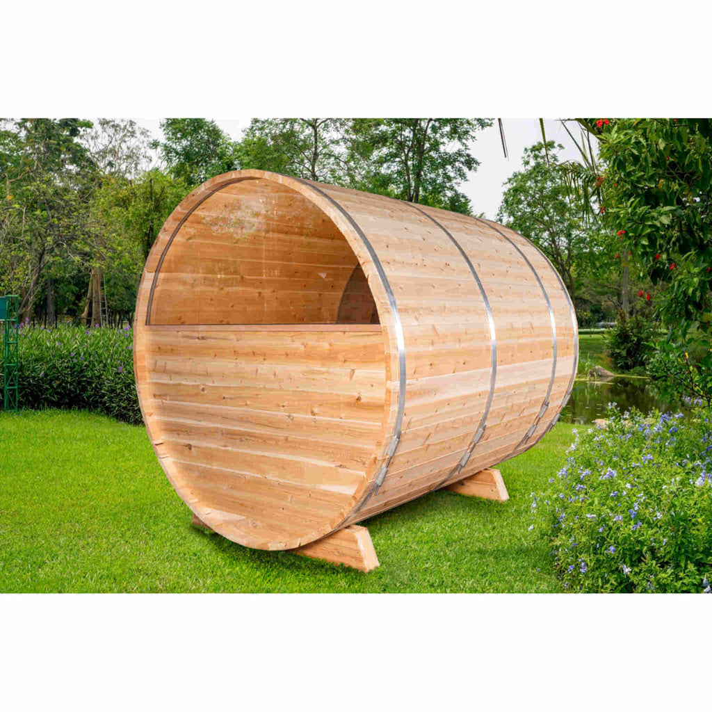 Dundalk LeisureCraft Sauna Dundalk CT Tranquility 6 Person Barrel Sauna CTC2345