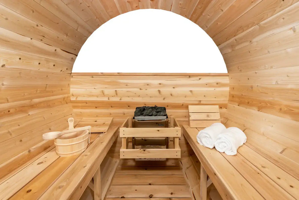 Dundalk LeisureCraft Sauna Dundalk CT Tranquility 6 Person Barrel Sauna CTC2345