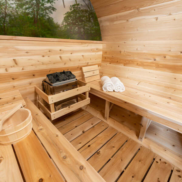 Dundalk LeisureCraft Sauna Dundalk CT Tranquility 6 Person Barrel Sauna CTC2345
