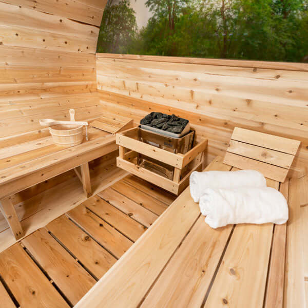 Dundalk LeisureCraft Sauna Dundalk CT Tranquility 6 Person Barrel Sauna CTC2345