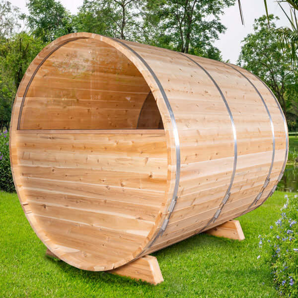 Dundalk LeisureCraft Sauna Dundalk CT Tranquility 6 Person Barrel Sauna CTC2345