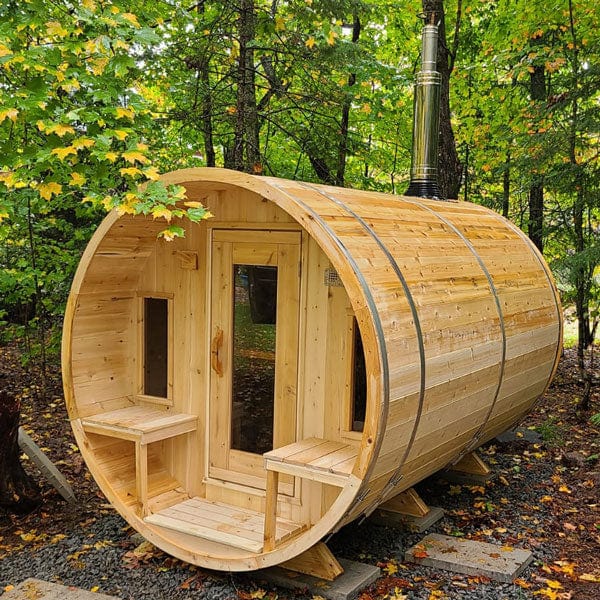 Dundalk LeisureCraft Sauna Dundalk CT Tranquility 6 Person Barrel Sauna CTC2345