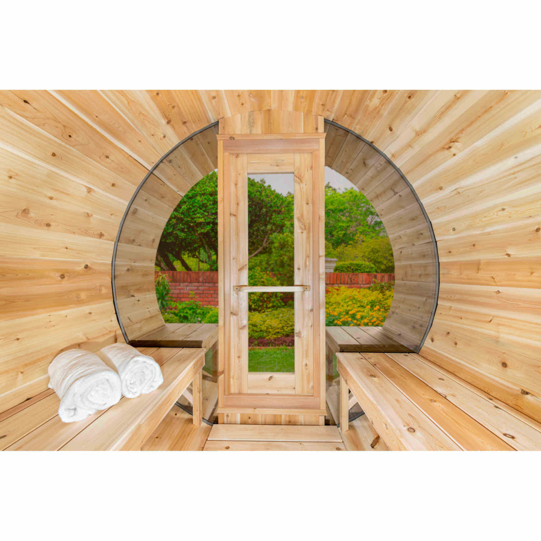 Dundalk LeisureCraft Sauna Dundalk Tranquility MP 6 Person Barrel Sauna