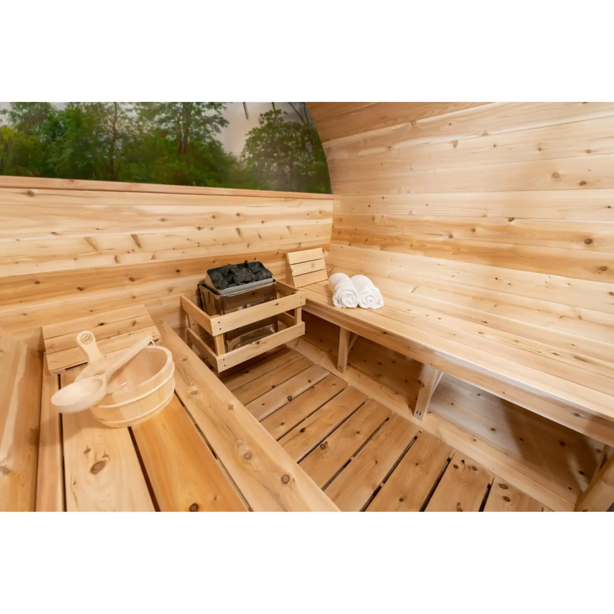 Dundalk LeisureCraft Sauna Dundalk Tranquility MP 6 Person Barrel Sauna