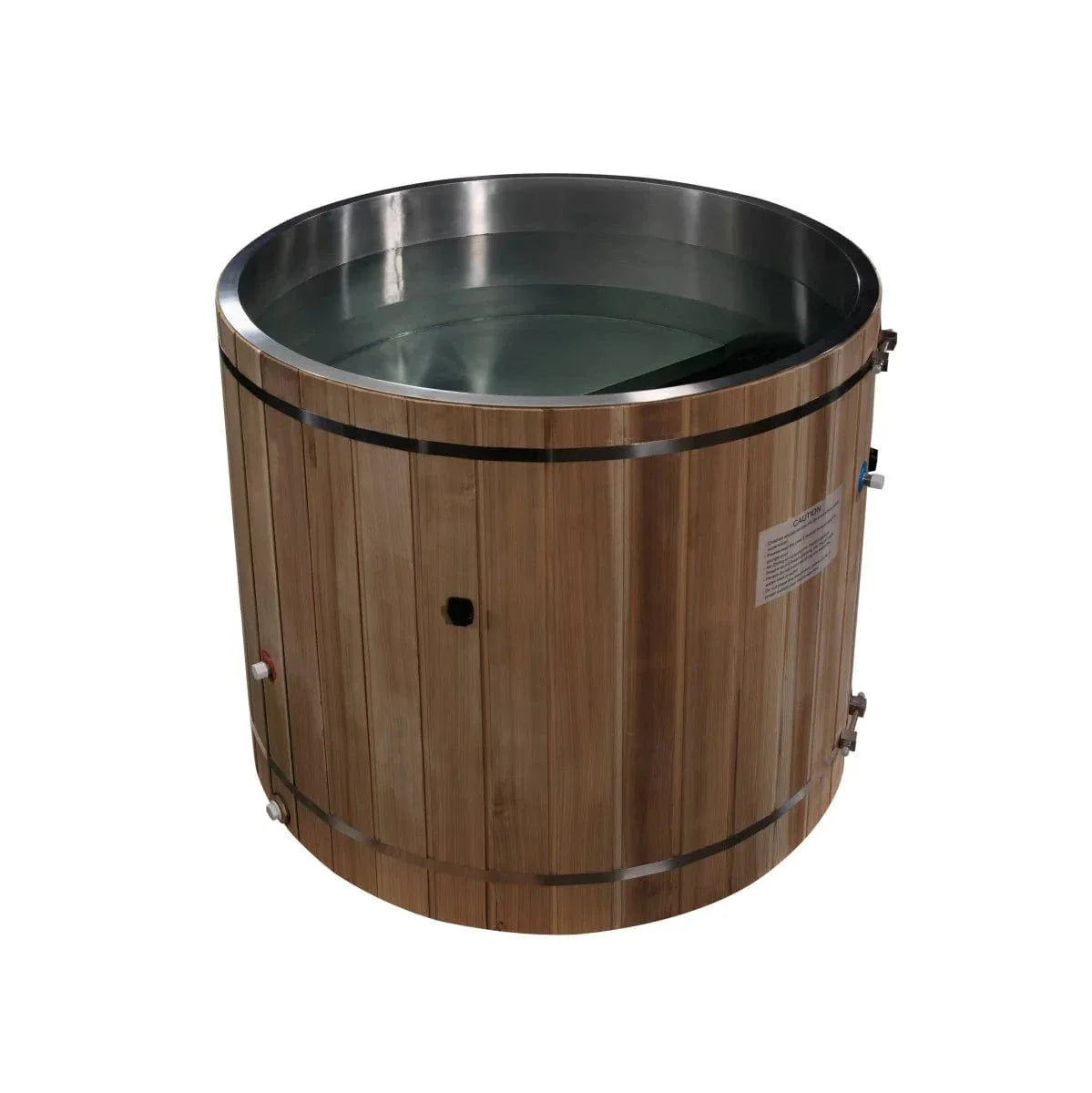Dynamic Cold Therapy Cold plunge Dynamic Cold Therapy Stainless Steel Plunge Tub with Pacific Cedar